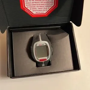 Polar RS300X never used with heart monitor strap polar rs300x heart rate fitness watch needs new band working  main image 4